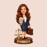 Caricature figurine of a lawyer